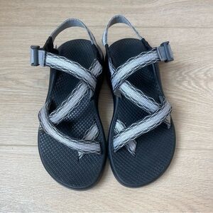 Chaco Z/Cloud Gray Strappy Hiking Sandals